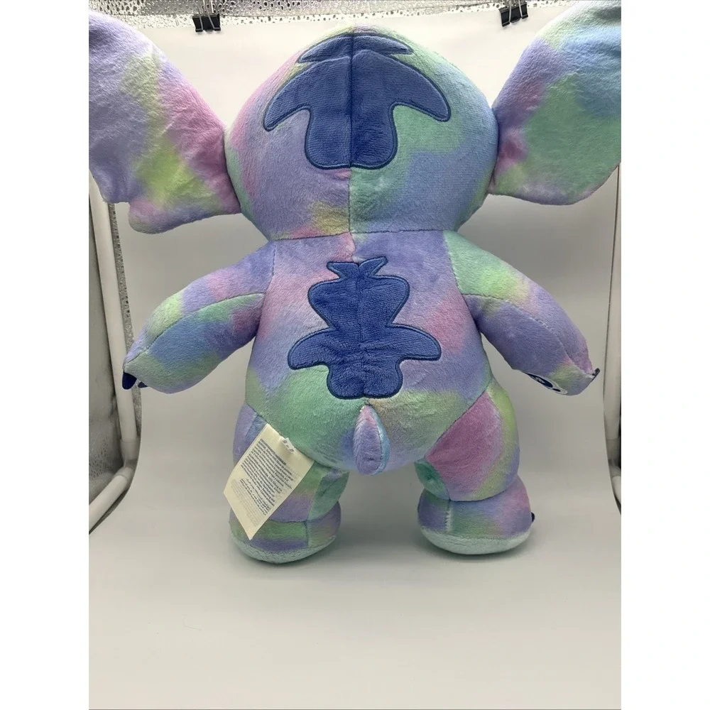 Build A Bear Stitch Disney Toy Pastel‎ Plush w/ Plaid Ears Stuffed Animal 12